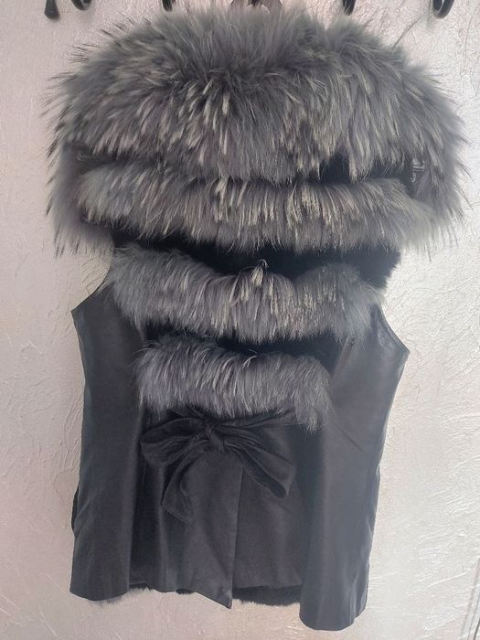 Жилетка из чернобурки