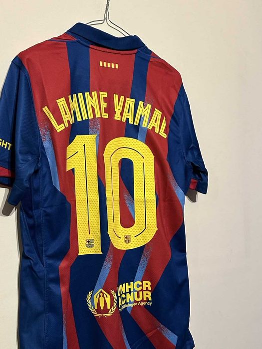 Тениска FC Barcelona с Lamine Yamal от финала на Суперкупата! -  НОВА!