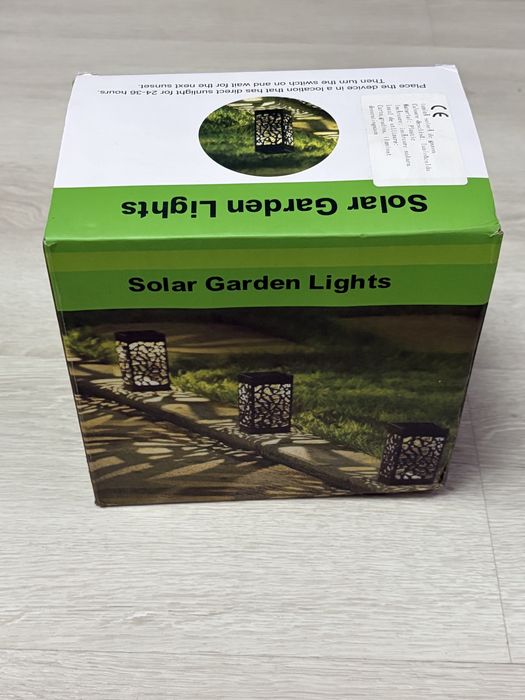 Set 6 Lampi Solare de Gradina, Design Elegant, Alb Cald ~