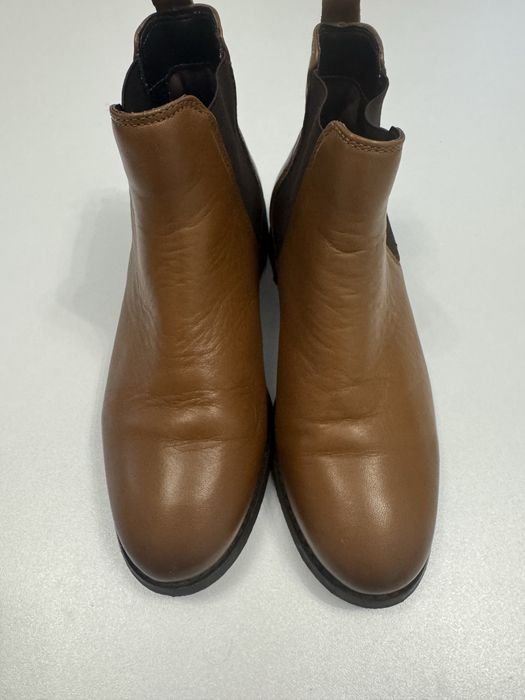 Ghete maro din piele naturala