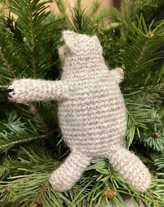 Вязаная игрушка, Кот