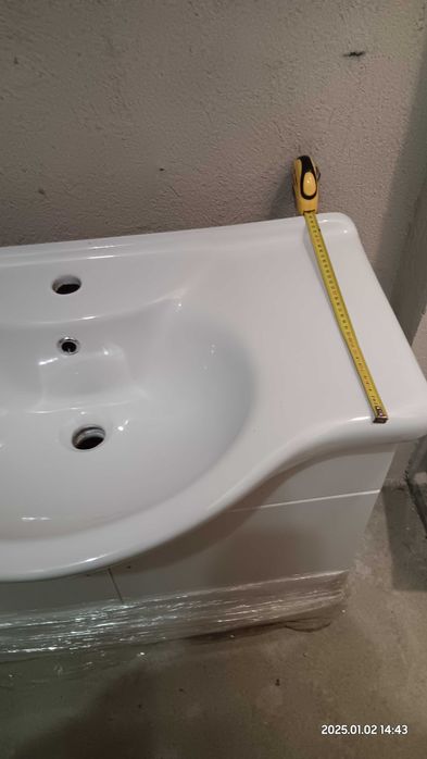 Шкаф мивка за баня нова