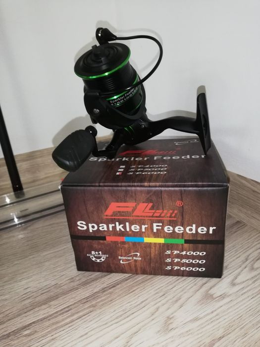 Set 2 Mulinete Feeder FL Sparkler 6000 8+1 Rulmenti
