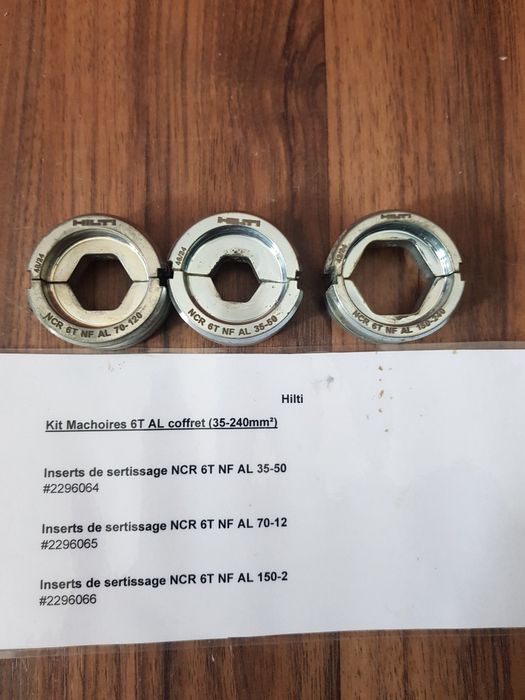 Hilti Set bacuri sertizare conectori electrici