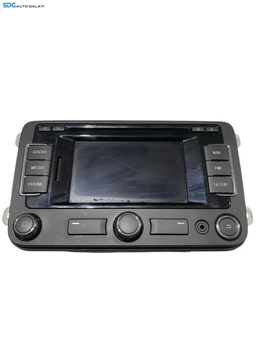 Navigatie Radio CD Player Amundsen RNS315 Skoda Superb 2 2008 - 2015 Cod 3T0035197A [S0125]
