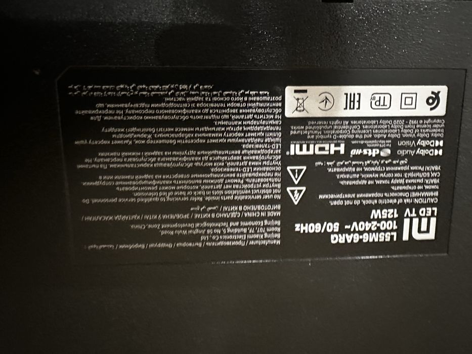 Телевизор Xiaomi на запчасти