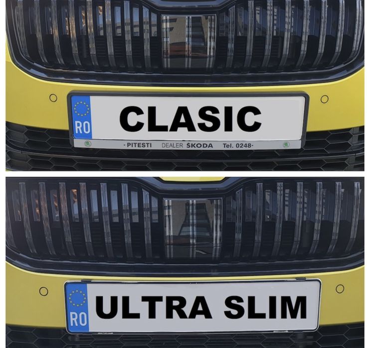 OFERTA!! Suporti auto slim numere de inmatriculare / suport