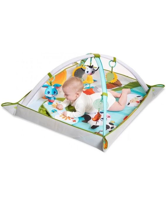 Активна гимнастика Tiny Love, Gymini Kick & Play Farm, размер XL, с 18 интерактивни функции