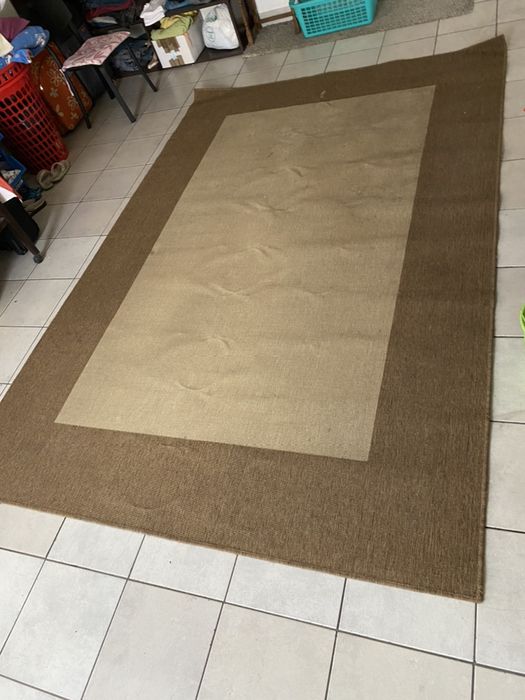 covor,dimensiuni 300x200 cm(Lxl),nuante de crem,model geometric