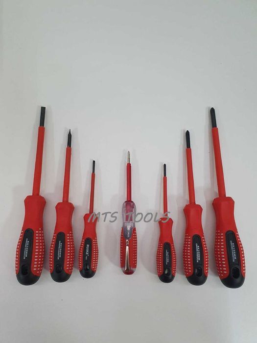Set 7 surubelnite electrice izolate surubelnita electrician