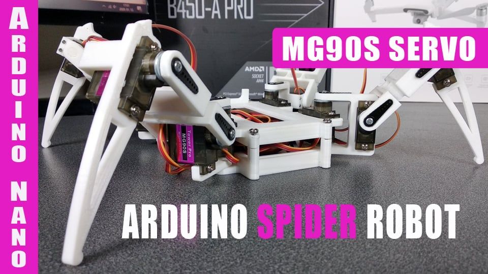 Паук робот для ардуино