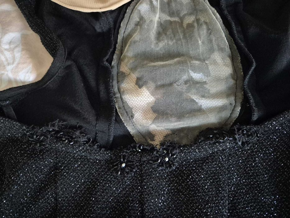 Бална/коктейлна черна рокля