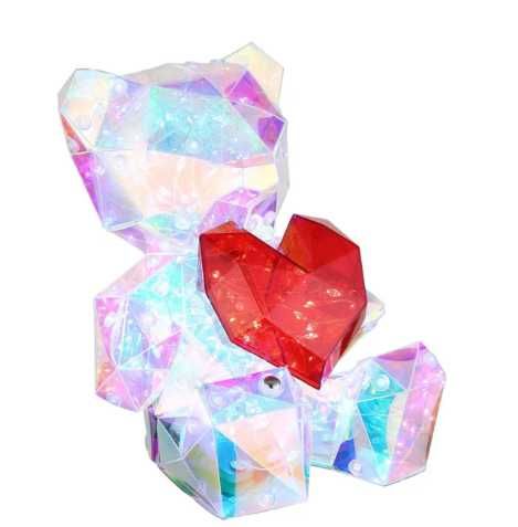 !!БЕЗПЛАТНА ДОСТАВКА LED нощна лампа мече със сърце,топла светлина,USB