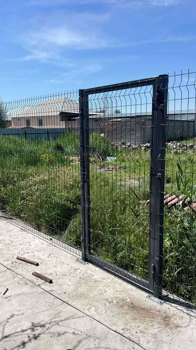 Сетка 3 Д , монтаж, калитки, ворота.