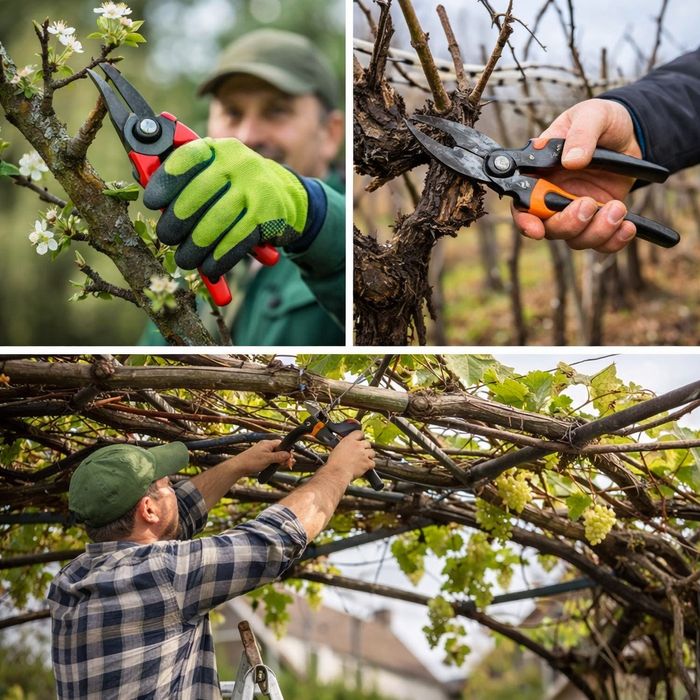 Taieri pomi fructiferi și viță de vie