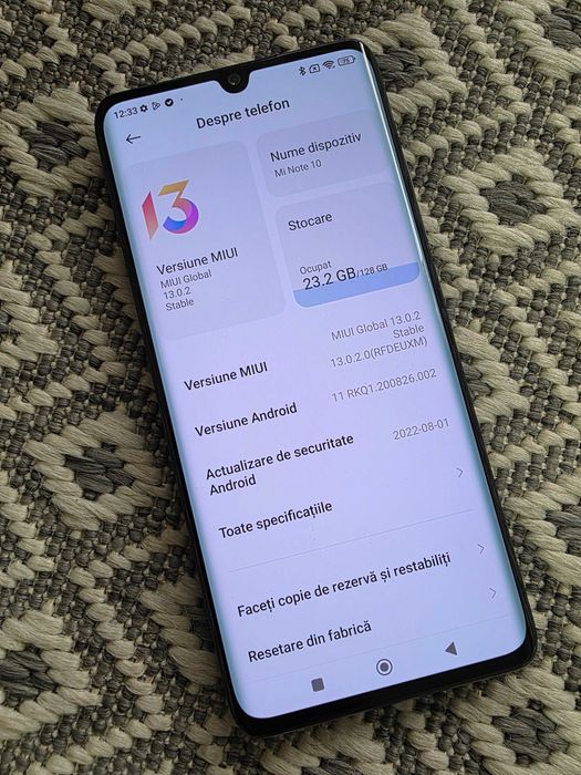 Xiaomi Mi Note 10 - 128Gb 6 + 2GB ram