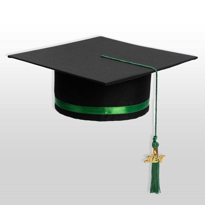Toca, Esarfa si Cocarda, Set Nepersonalizat, Verde smarald, Absolvire