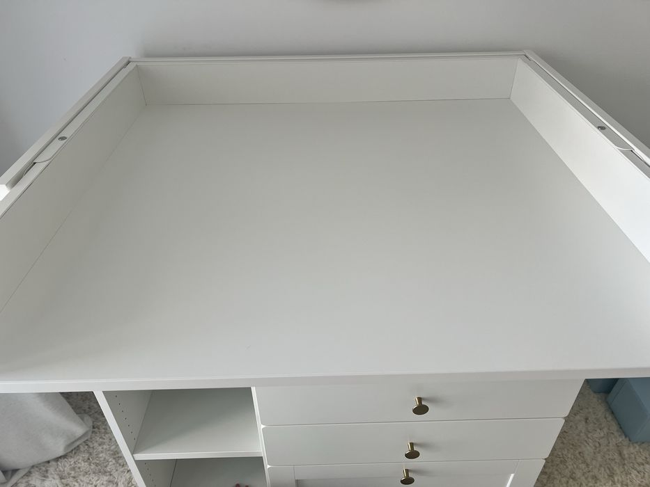 Masa infasat / birou reglabil SMASTAD Ikea