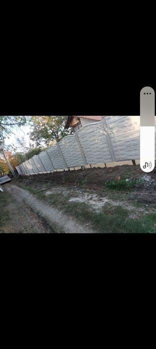 Gard din placi de beton