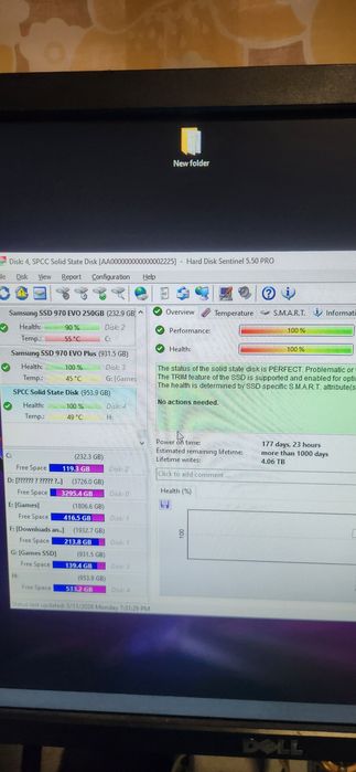Ssd 1tb/512gb /crucial/samsung