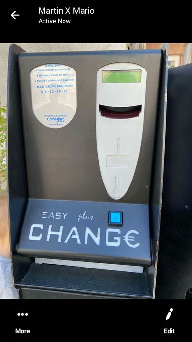 Distribuitor,Schimbator monezi,jetoane,fise self service.