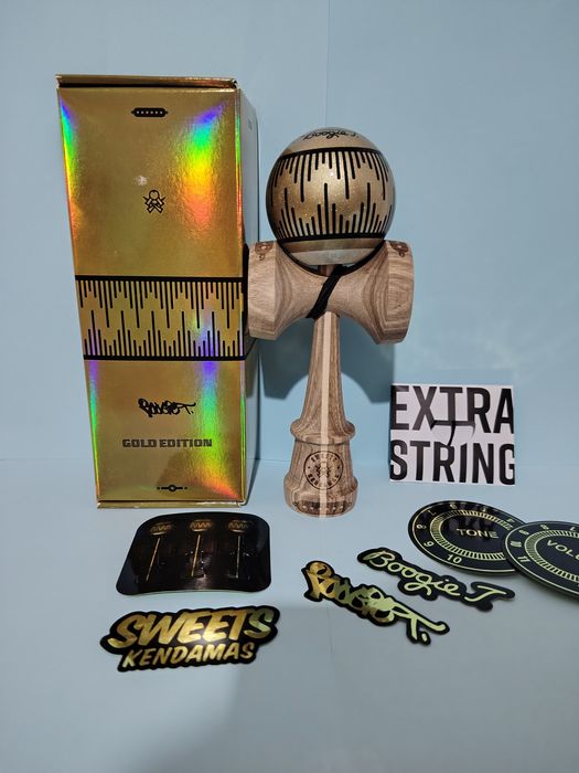 Kendama Sweets Boogie Gold Amped Legend Shape Limited Edition