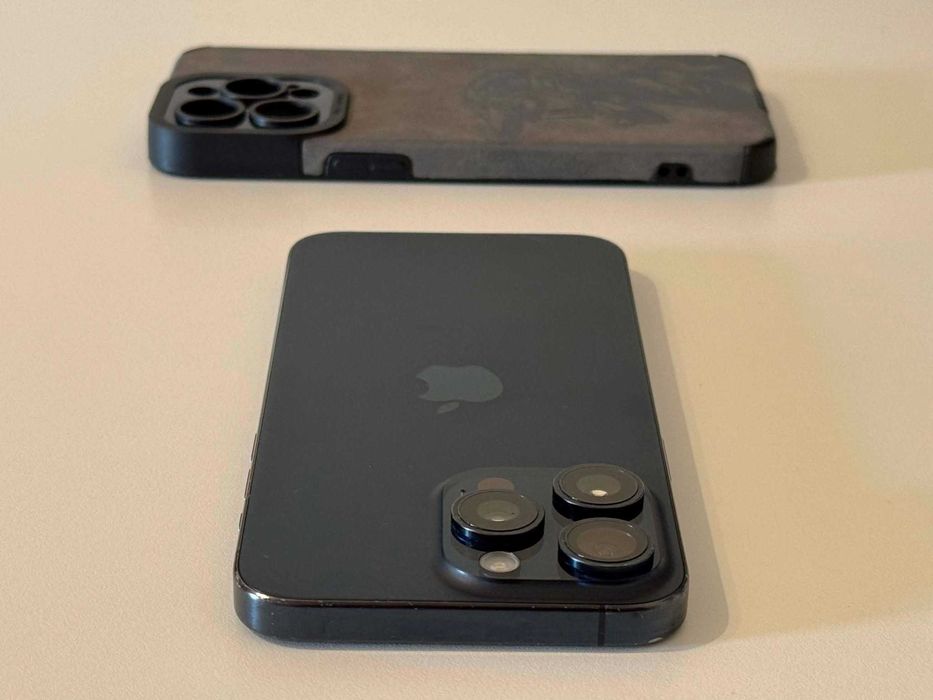 Бартер! iPhone 15 Pro Max Blue Titanium (Син) 90% Батерия