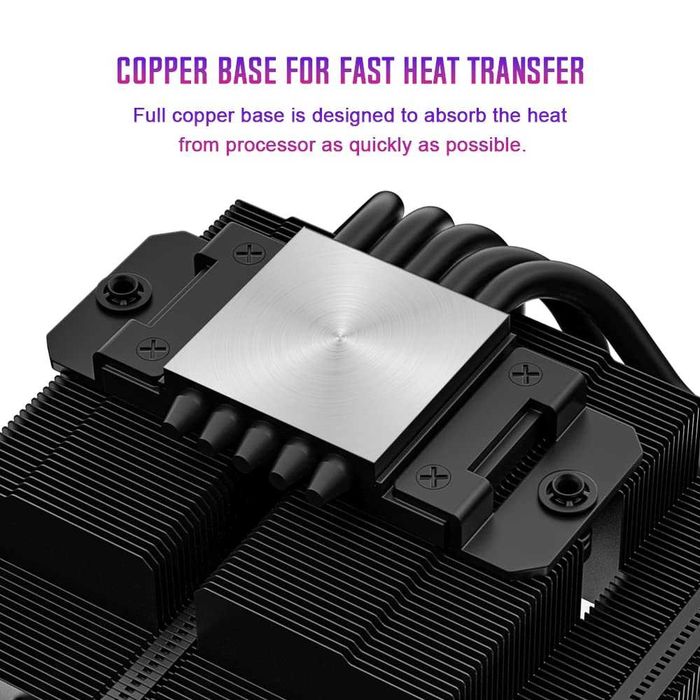 Cooler CPU Aer ID-COOLING IS-55 ARGB profil redus,înălțime 57 mm,5 conducte căldură,120x120x15 mm,desktop Intel LGA1700 115X 1200; AMD AM4 AM5