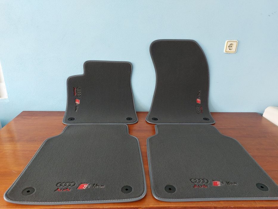 Covorase auto din mocheta dedicate AUDI A8 SLINE/S8-D4 - 4H