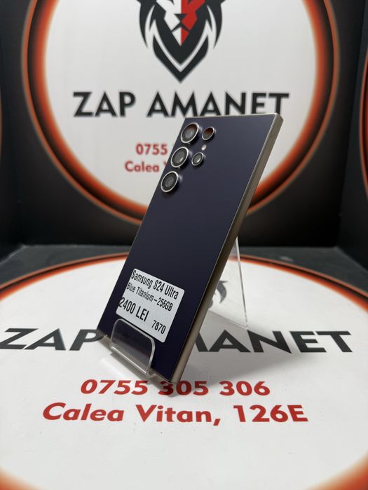 Zap Amanet Vitan - Samsung S24 Ultra - Blue Titanium - 256Gb