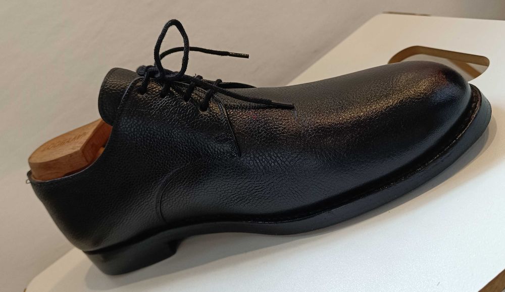 Pantof derby lucrati manual D. H. Pollack piele naturala premium