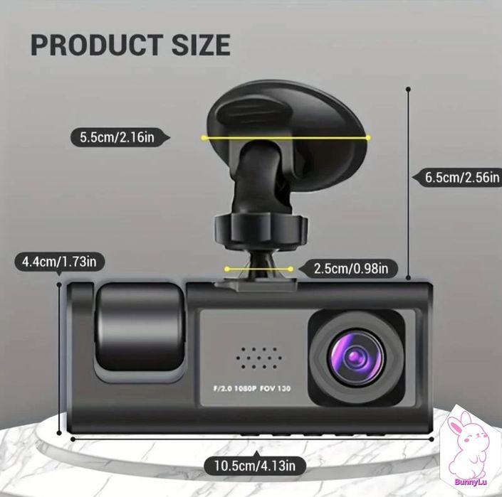 Camera auto tripla