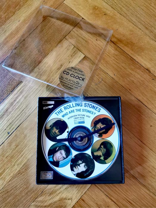 Колекционерски Часовник музикален диск на The Rolling Stones рядък !
