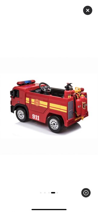 Masinuta electrica pentru copii, Mappy - Masina Pompieri