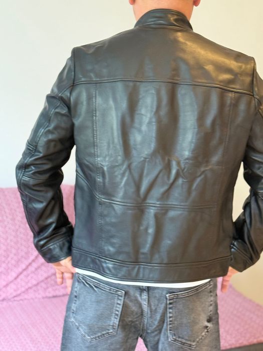 Geaca piele Hugo Boss