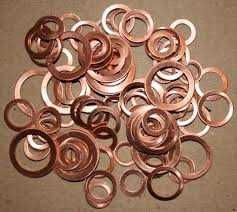 Шайбы медные и алюминивые