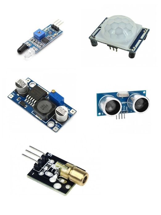 Senzor arduino - Ifrarosu, prezenta, LM2596, Ultrasonic, dioda laser