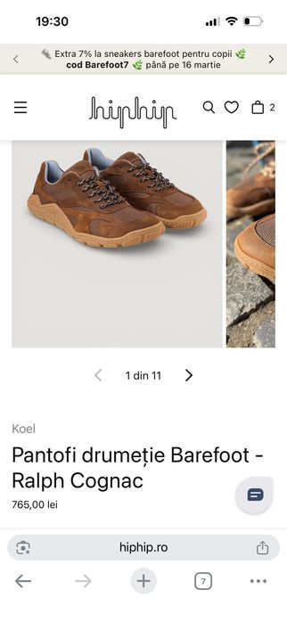 Koel Pantofi drumeție Barefoot - 42