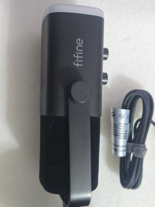 Microfon streaming Fifine AM8 Black USB-C XLR Jack 3.5mm