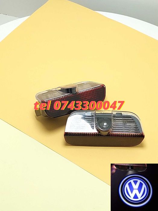 Proiectoare Golf Dedicate Logo Volkswagen Pentru Portiera Passat B6 5