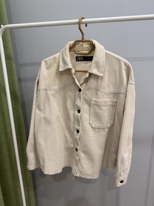 Велветовая рубашка ZARA