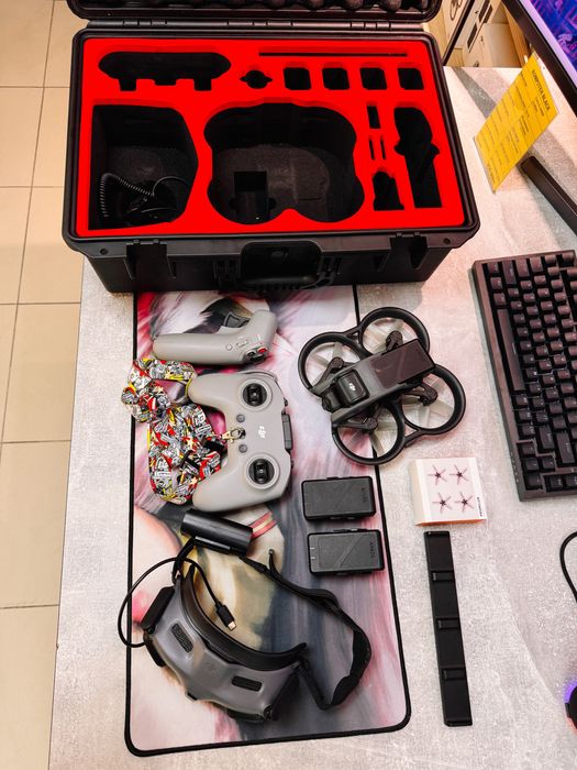 Дрон DJI Avata Fly More Combo (3 батареи) серый