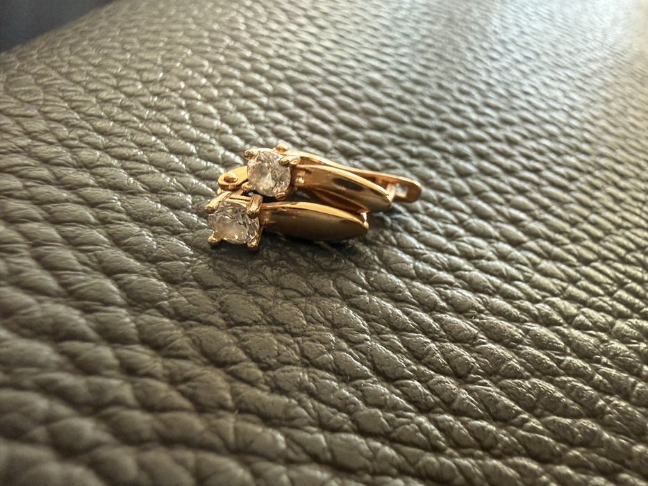 Серьги золотые детские