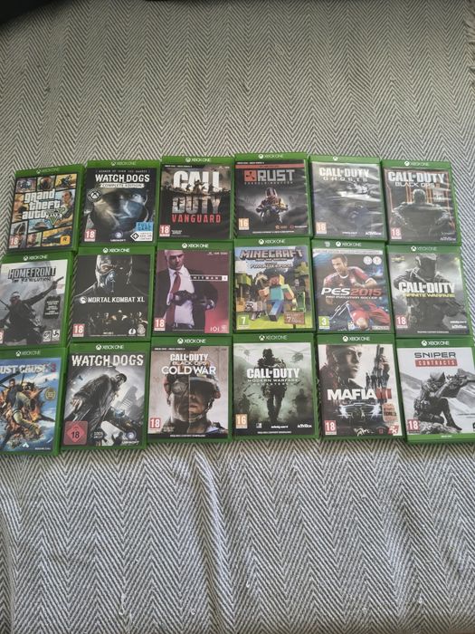 Xbox one S 500gb+ 2 manete+ 18 jocuri Xbox one si Xbox series X