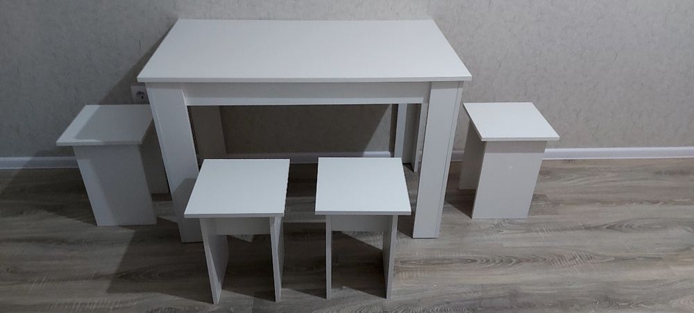 стол с табуретками новые доставка бесплатно