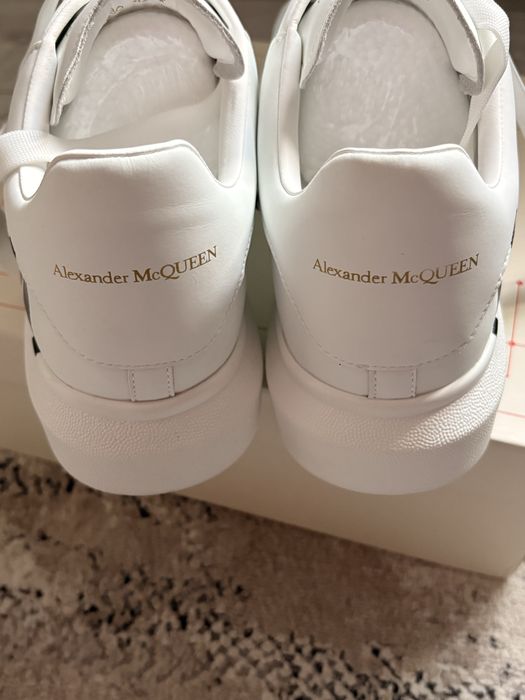 Alexander McQueen Graffiti White Black marimea 42