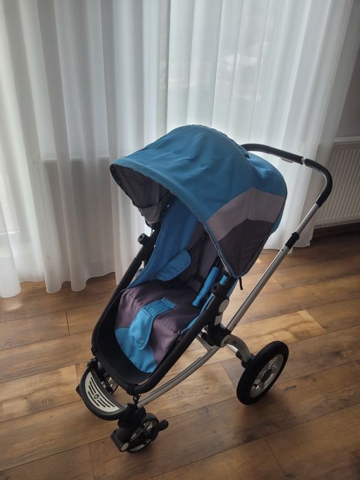 Cărucior 2 în 1 GbX Travel System – Albastru/Gri – Stare Bună