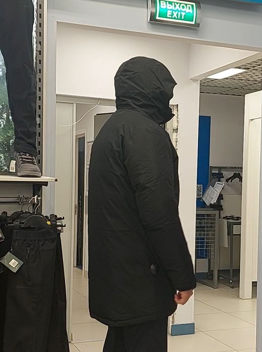 Пуховик зимний тёплый