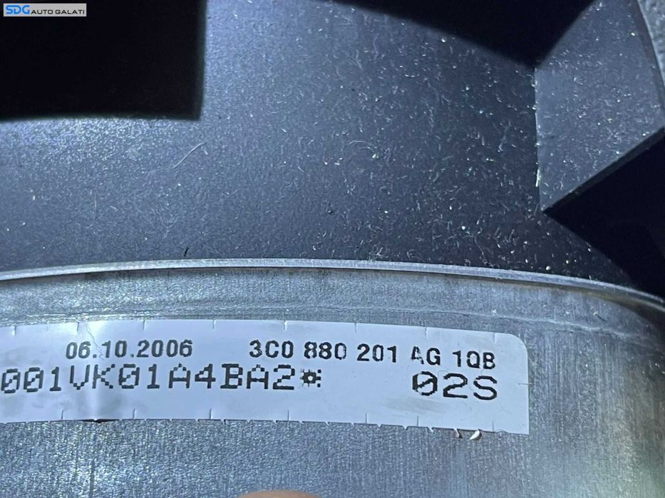 Airbag Volan 3 Spite cu 2 Mufe Volkswagen Passat B6 2005 - 2010 Cod 3C0880201AG