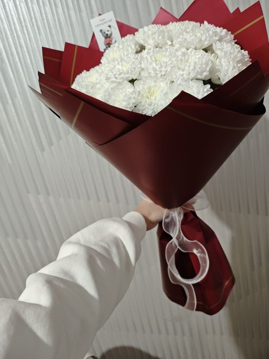 Букет хризантема цветы